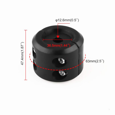 Rubber stopper to syntetic ropes ATV