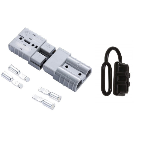 Anderson plug winch 50a gray color + plug