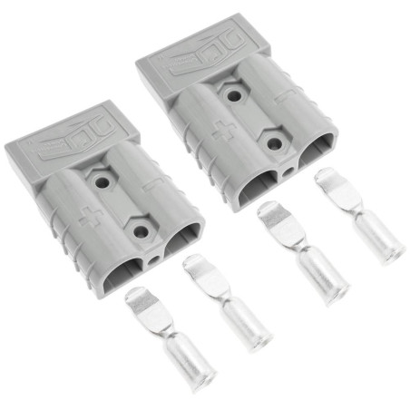 Anderson plug winch 50a gray color + plug