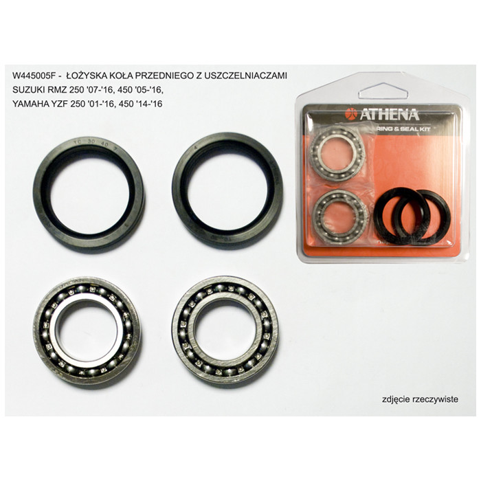 ATHENA front wheel bearing SUZUKI RMZ 250 '07-'16, 450 '05-'16, YAMAHA YZF 250 '14-'19, 450 '14-'19