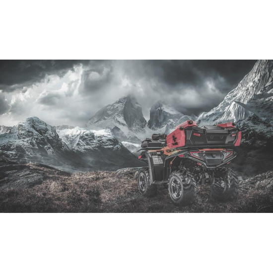 Rear atv box tesseract Cfmoto cforce 625 2021 plastic carrier 010_084_00