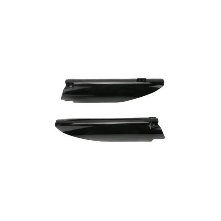 UFO front shock absorber guards KAWASAKI KXF 250 '09-'20, KXF 450 '09-'20 color BLACK