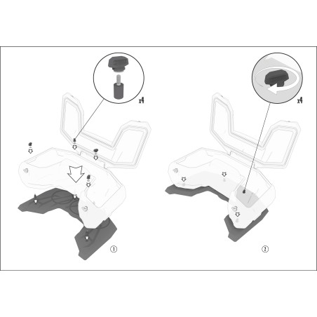 rear atv box tesseract Polaris sportsman 450 570 010_103