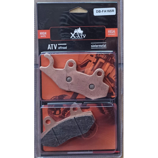 Brake pads Kawasaki KVF 750 Suzuki LTR 450 Yamaha Raptor 700 YFZ 450 FA165R DB2340