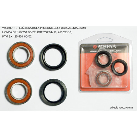 ATHENA front wheel bearing HONDA CR 125/250 '95-'07, CRF 250 '04-'16, 450 '02-'16, KTM SX 125-520 '00-'02