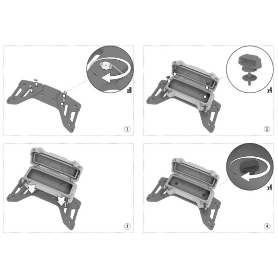 rear mini ATV BOX tesseract Cfmoto cforce 625 rear mini 010_107