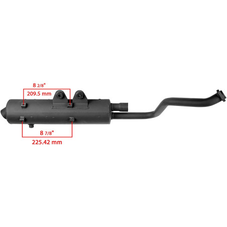 Exhaust Kawasaki Praire KVF 650 700 18087-0077 18087-1148 18087-1178