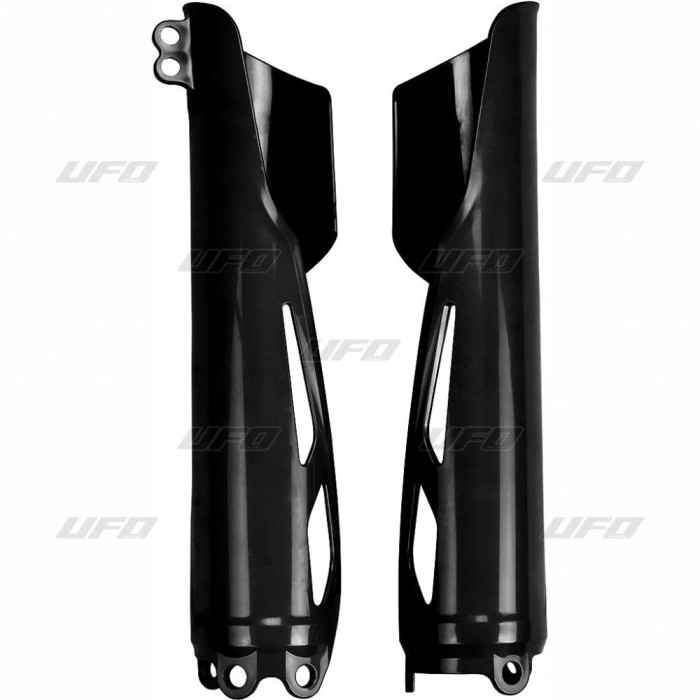 UFO front shock absorber guards HONDA CRF 250R-RX '19-'20, CRF450R-RX '19-'20 color BLACK