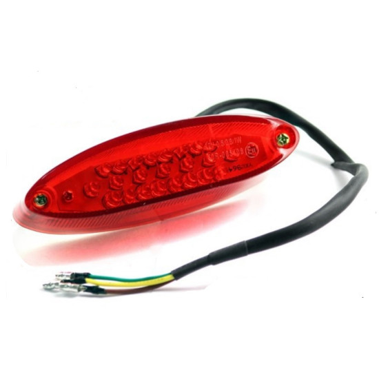 Rear lamp red color