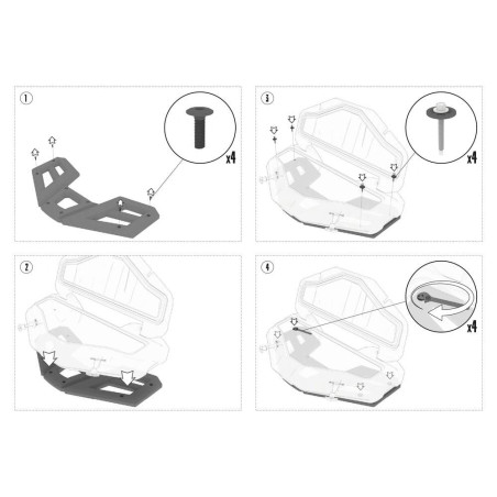 Front atv box tesseract Kymco MXU 550 700 2024 010_168