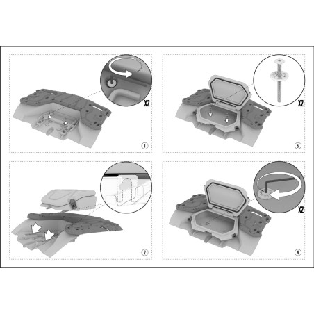 Rear atv box Tesseract passanger seat Cfmoto Cforce 1000 MV MUD 010_197