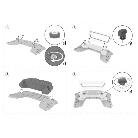 Rear atv box tesseract Cfmoto cforce 1000 MV MUD 010_205
