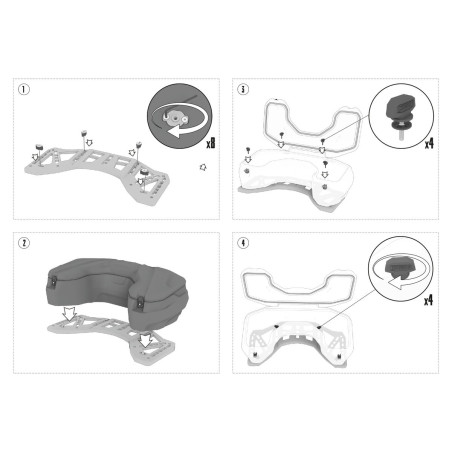 Rear atv box tesseract Hisun Guardian 550 750 010_211