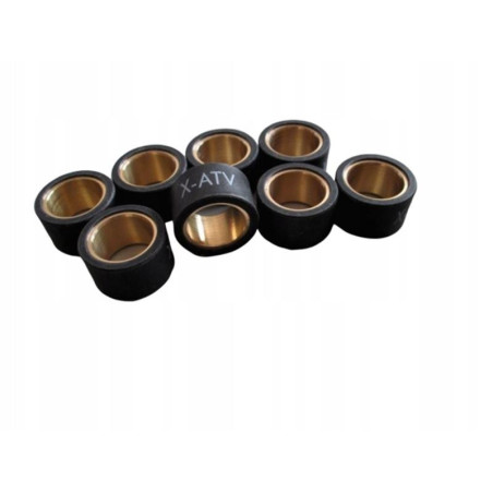 variable rollers clutch set 8pcs sizes 30x15 Yamaha Grizzly 660 700 3B4-17632-01 5KM-17632-00