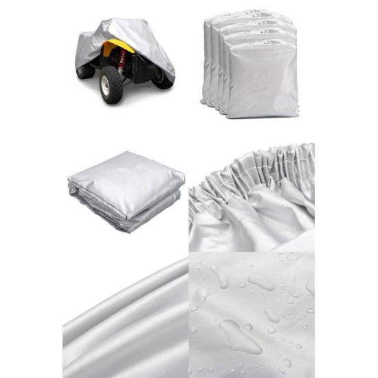 ATV Cover silver color
