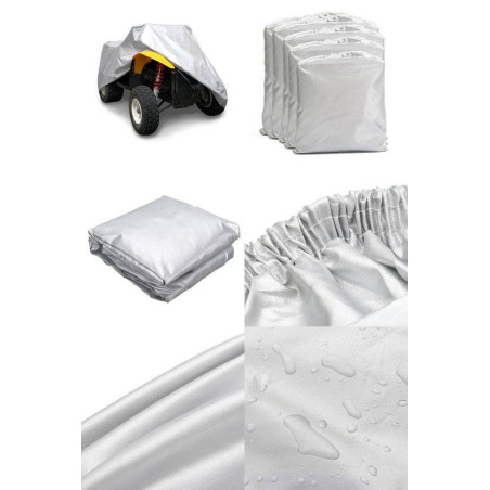 ATV Cover silver color