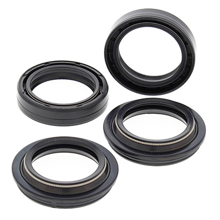 ALL BALLS priekinių amortizatorių tepalo ir dulkių riebokšlių komplektas HONDA CR80/85 '96-'07, CBR250/300R '11-'15, KAWASAKI ER