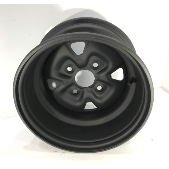 Steel rims 12x7 4 110 2+5 -41 black mat