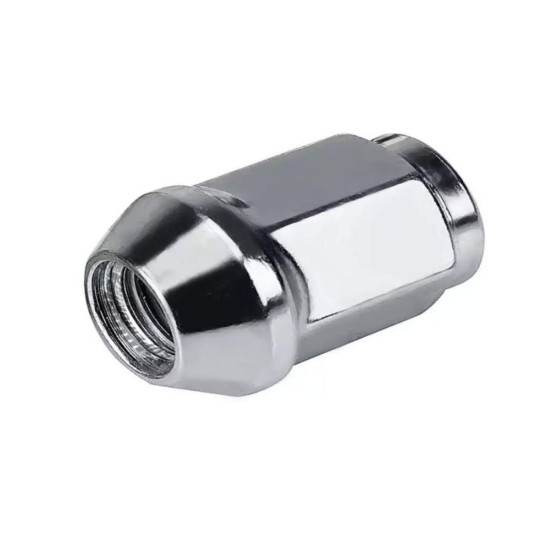Wheel nuts tappered chrome thread 3 8-24 Hex 14mm 13272