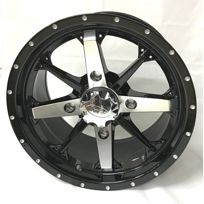 alloy rim cyclone AR810 14x7 offset 4+3 4 110 Yamaha Suzuki Kawasaki Cfmoto