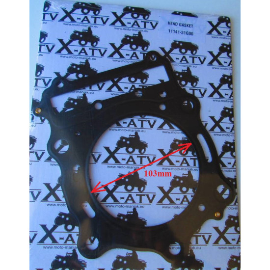 gasked cylinder head Suzuki Kingquad 750 11141-31G50 replacement