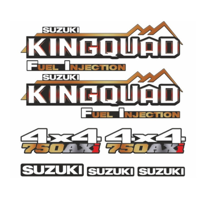 Stickers set Suzuki Kingquad 750