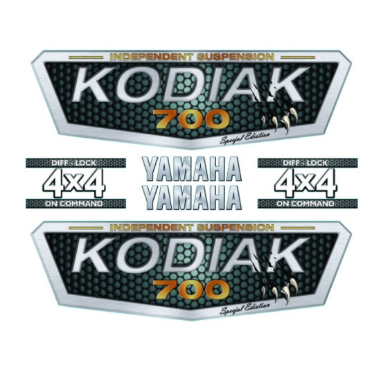 Stickers set Yamaha Kodiak 700