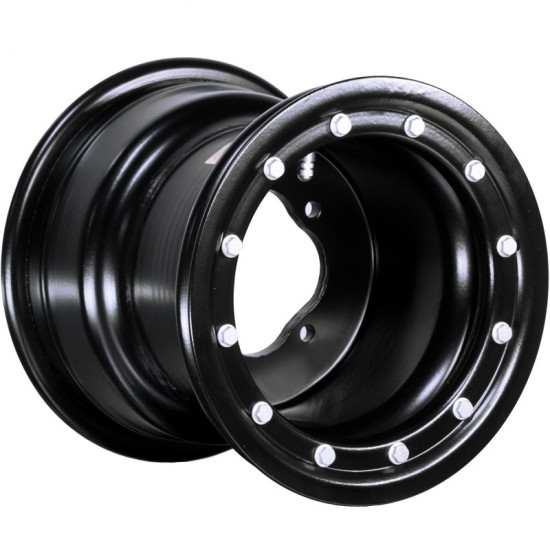 Alu Rims 9x8 4 115 3+5 rear 4mm beadlock black color