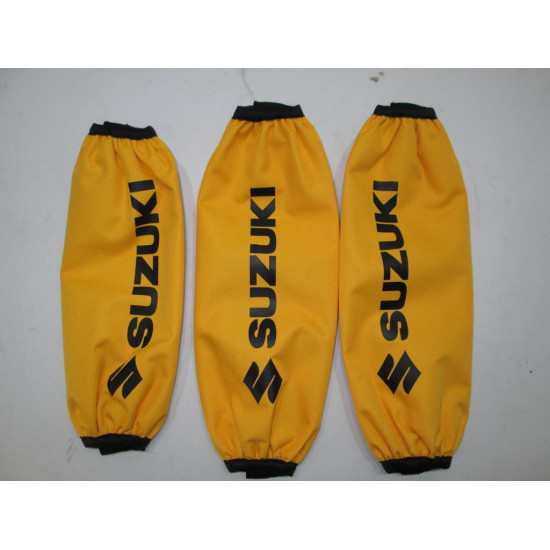 Shock cover yellow Suzuki Kingquad 700 750 Vinson 500