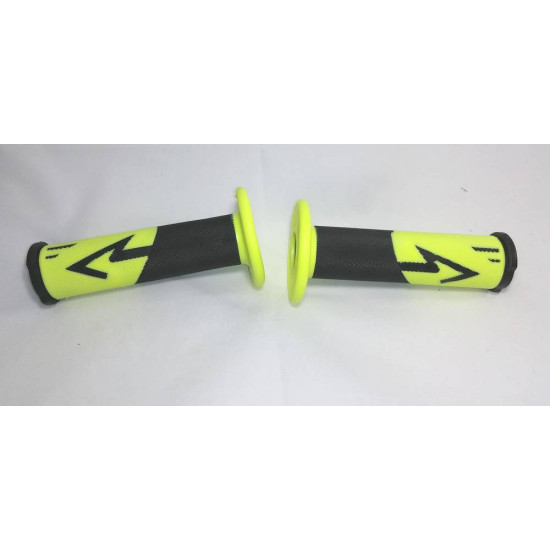 Handle grip ATV black yellow