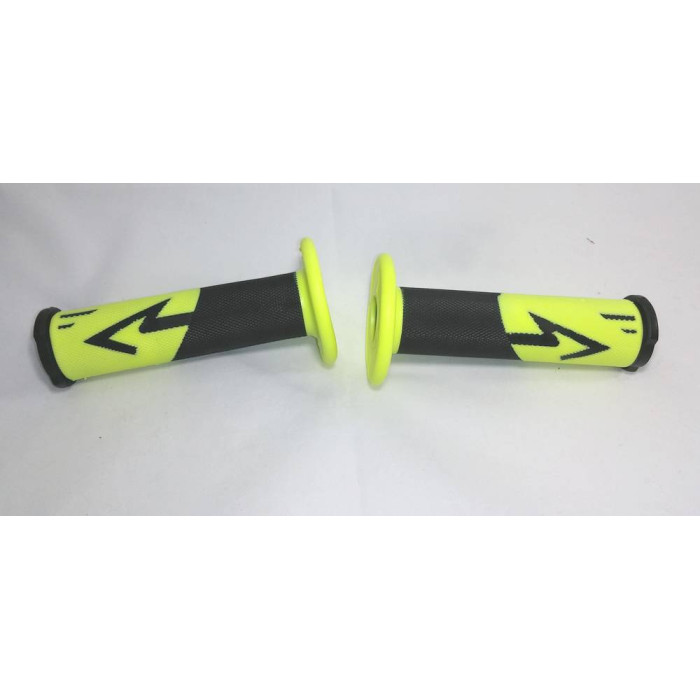 Handle grip ATV black yellow