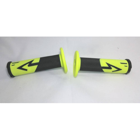 Handle grip ATV black yellow