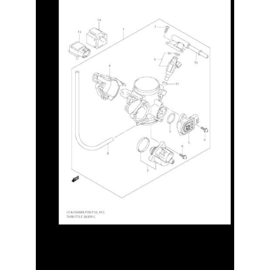 steping motor control valve Polaris RZR Sportsman 500 550 800 3131629 suzuki kingquad 13520-31G00
