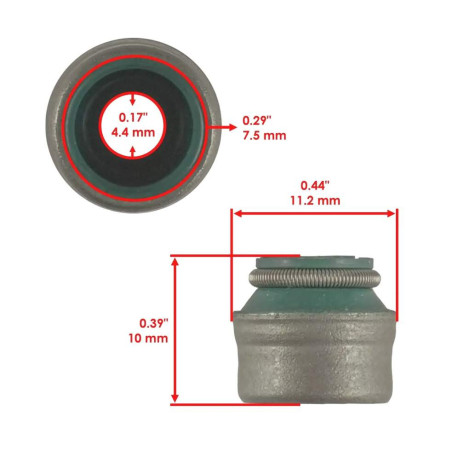 valve seals can-am outlander renegade commander 400 500 570 650 800 850 1000 G1 G2 420230515