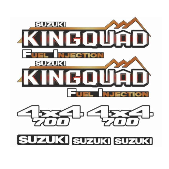 Stickers set Suzuki Kingquad 700