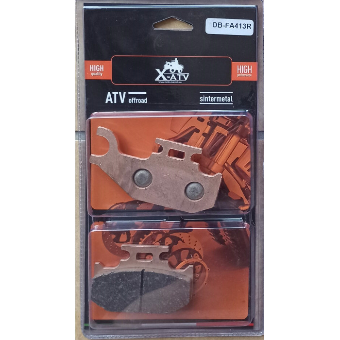 Brake pads front left Suzuki Kingquad 700 750 05-14 FA413R DB2163 59100-31860
