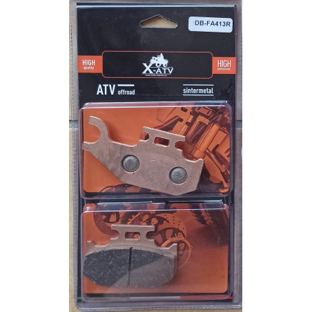 Brake pads front left Suzuki Kingquad 700 750 05-14 FA413R DB2163 59100-31860