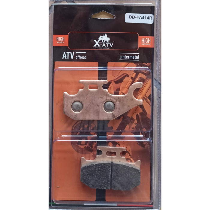 Brake pads Suzuki Kingquad 700 750 05-20 przód prawa strona FA414R DB2164 59100-31850