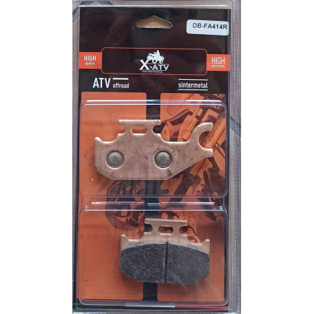 Brake pads Suzuki Kingquad 700 750 05-20 przód prawa strona FA414R DB2164 59100-31850