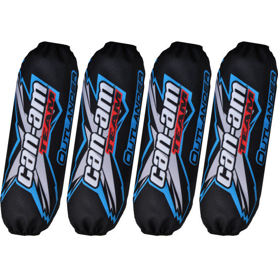 Shock cover Can-am Outlander black-blue new model