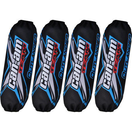 Shock cover Can-am Outlander black-blue new model