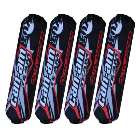 Shock cover Can-am Outlander black-red for fox shock
