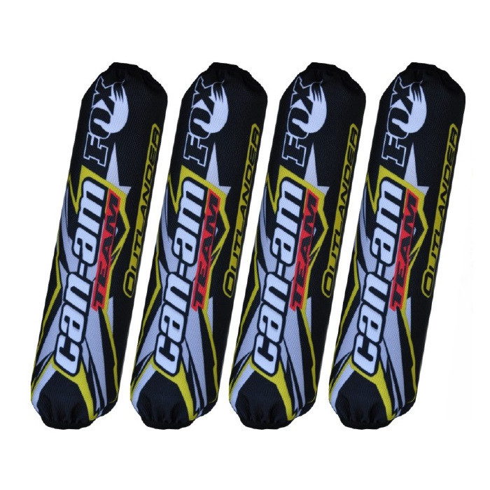 Shock cover Can-am Outlander black-yellow for fox shock