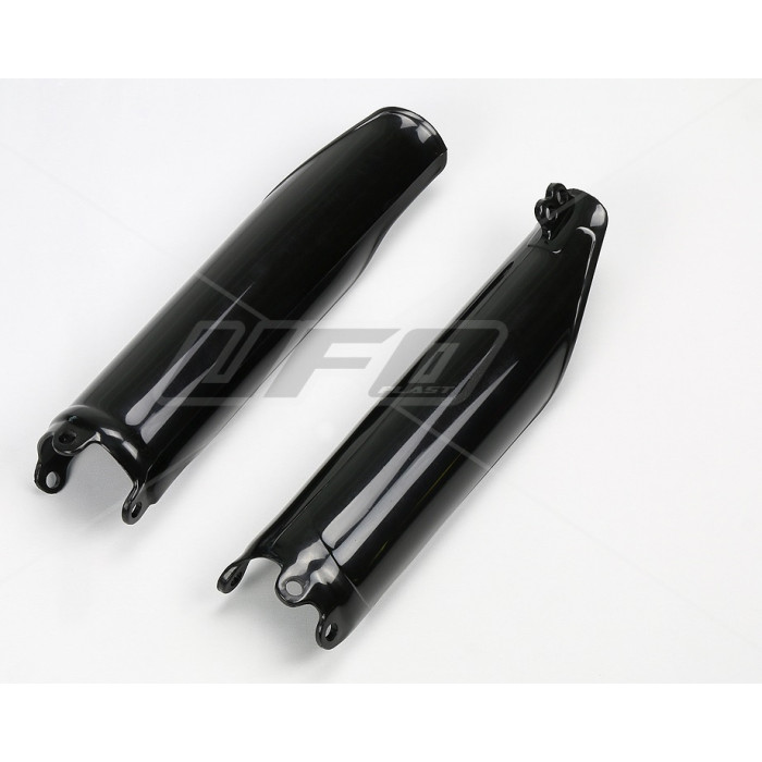 UFO front shock absorber guards HONDA CRF 450R '09-'18, CRF 250R '14-'18 color BLACK