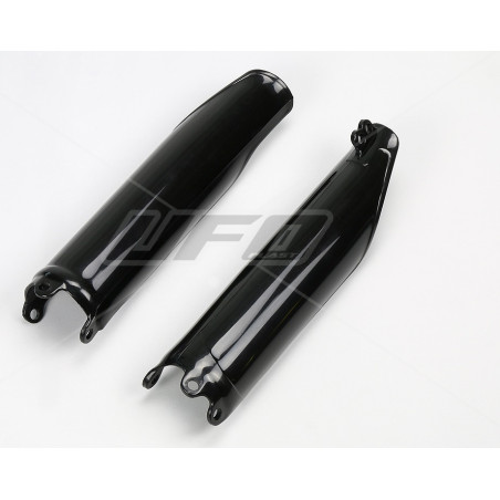 UFO front shock absorber guards HONDA CRF 450R '09-'18, CRF 250R '14-'18 color BLACK