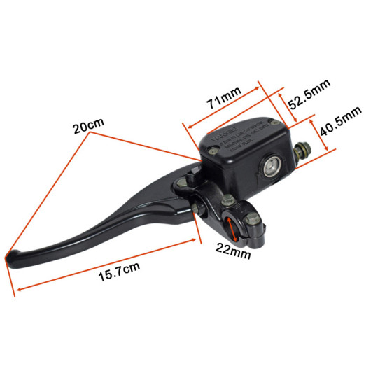 Handlebar front master brake cylinder