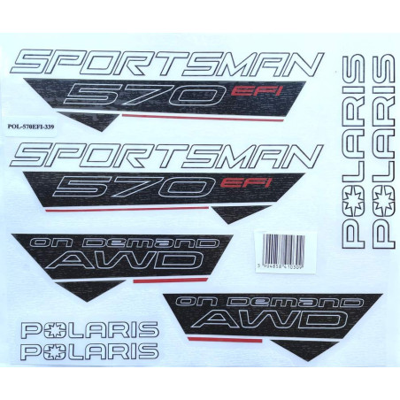 Stickers set Polaris Sportsman 570 EFI