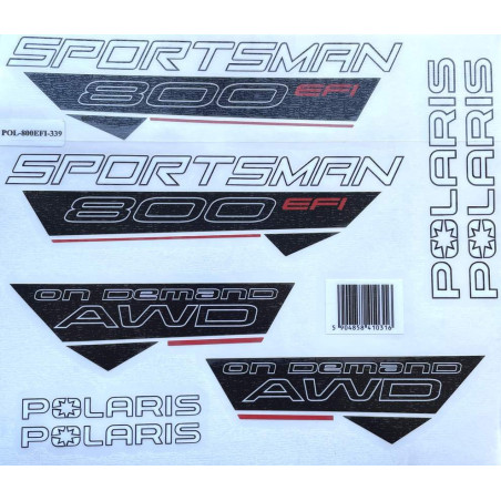 Stickers set Polaris Sportsman 800 EFI