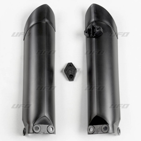 UFO front shock absorber guards HUSQVARNA TC 85 '14-'20 color BLACK