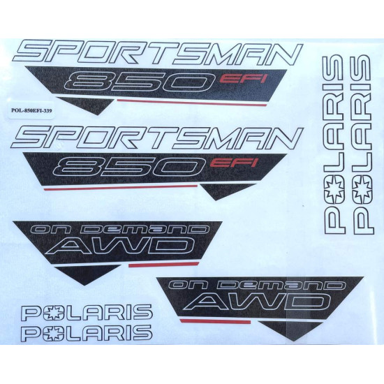 Stickers set Polaris Sportsman 850 EFI